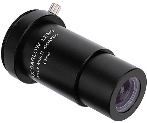 1.25 Inch 5X Magnification Lens, M42 Thread Barlow Lens Fully Multi Coated Achromatic Lens Telescope Accessory for Astronomical Monocular Telescope Eyepiece