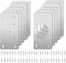 Hinge Repair Plate,8 Pcs Hinge Repair Brackets with Screws Plate for Kitchen Cupboard Locker Door Hinge Shims