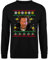 Unibly Marv Kevin Allein zu Haus - Weihnachten Ugly Sweater Pullover, Schwarz, XL
