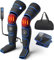 Massage Jambes, Appareil de Massage pour Jambes à chaleur du Genou, Compression Masseur de Cuisses Genous Mollets Pieds, 6 Modes, 3 Intensité, 3 Températures, pour la Circulation et la Relaxation