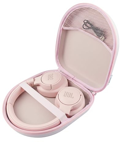AONKE Dur Étui Housse Cas Compatible avec JBl Tune 510BT 710BT 720BT 660NC 760NC 750BTNC 500BT 570BT 770NC et JBl Live 670NC 660NC 770NC 460NC Casque Audio Circum-Auriculaire sans Fil (Rose)