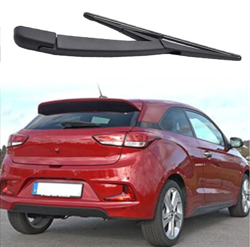 SMFDC Heckscheibenwischer für Hyundai i20 II 2015-2019, Wischerblätter Hinten Langlebige Auto Scheibenwischer Zubehör