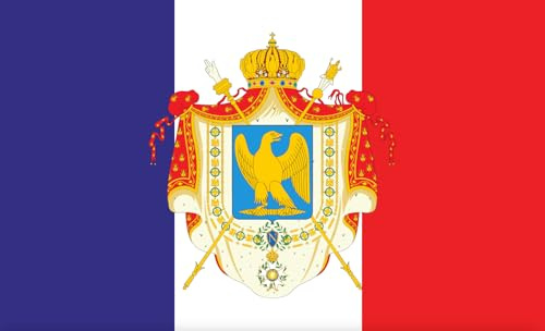 Drapeau de la France 1804 Napoléon - Drapeau marin tricolore historique / 120 x 80 cm