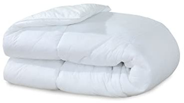SleepyNights Single 4.5 Tog Duvet Quilt Summer Season Non Allergenic Hollowfibre – Polypropylene Cover