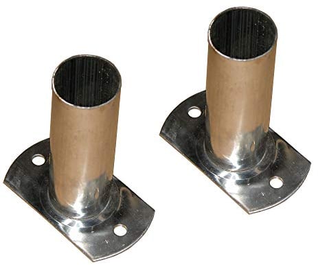 Weixelbaumer Edelstahl Flanschrohr für Poolleiter, 2 Stück, 39,5mm Durchmesser