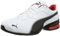PUMA Tazon 6 FM, Road Running Shoe Unisex-Adulto, White Black Silver, 41 EU