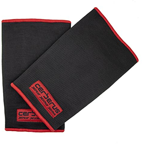 CERBERUS Strength Ellenbogenbandage, 2-lagig, Größe XL, 33-35 cm