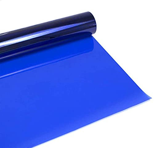 Selens 40x50cm Lighting Gels Filter Blue CTB Gel Colour Film Color Correction Transparent Sheet for 800W Red Head Spotlight Strobe Light Flash Photography Photo Studio Reading Craft DIY - Blue