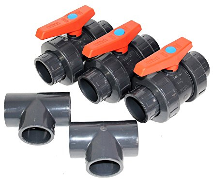 Bypass Set 1 90° für Wärmepumpen Ø 50 mm Poolheizung Schwimmbecken Pool Heizung