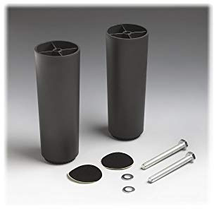 Tempur 73001981 Pieds d'appui pour cadre Flex autoportant Noir