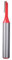 KATUR Double Flute Straight Bits, Double Flute Plunge Router Bit, Carbide Tipped Woodworking Milling Cutter Tool with 1/4 Inch Shank (1/4 Shank;5/32 Width)