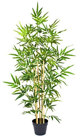 GreenBrokers Arbre Artificiel en Bambou Vert 130 cm