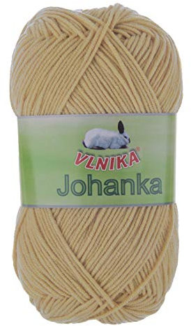 50g Strickgarn Johanka Strick-Wolle Handstrickgarn Klassikgarn Sommergarn Farbwahl, Farbe:093 beige