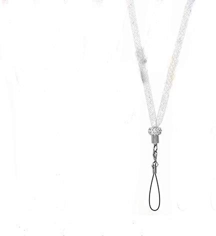 Cordino da collo con strass Bling 9 colori per scelta cristallo personalizzato per porta badge ID