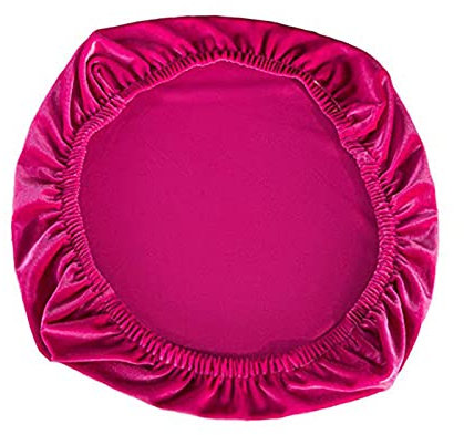 YMLOVE Stuhlhussen aus Stretch-Samt, für Esszimmerstühle, Stuhlhussen für Hochzeit, Party, Dekoration, Hot Pink, 1 Stück