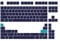 DROP + MiTo GMK Laser Custom Mechanical Keyboard Keycap Set - 120-keys, Doubleshot, Cherry Profile, for 60%, 65%, and TKL Layouts, etc. (Synthwave)