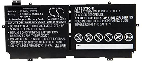 vhbw batteria compatibile con Dell XPS 13 7390 laptop, notebook (6500mAh, 7,6V, Li-Poly)