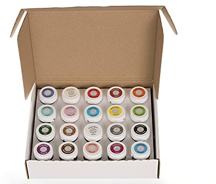 Sugarflair Pastel Paste Food Colouring Essentials Collection 20 x 25 Gram Set