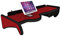 F-CORE Tische auf dem armaturenbrett LKW für Man TGA 01.00-12.10 TGL 01.05-12.12 Doppel M L XL LX XLX Mit schublade LED Panel ROT