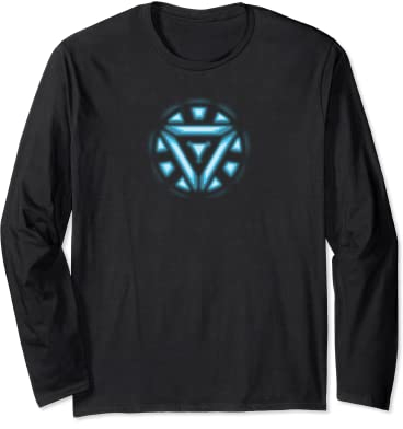 Marvel Studios Iron Man Tony Stark Arc Reactor Long Sleeve T-Shirt