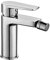 Inbagno Rubinetto Miscelatore Bidet con Maniglia Quadrata, piletta Inclusa, in Ottone Cromato, Serie Erika (Rubinetto Bidet)