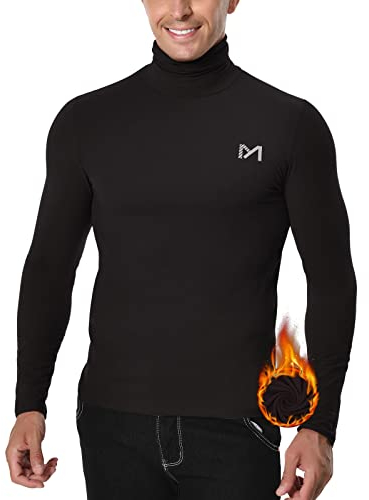 MEETYOO Men's U45-SY Shirt, Schwarz, S