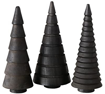 3 STK Weihnachtsbaum Aufsteller Holz schwarz Bäume Tischdeko Tannenbäume Holzbäume Weihnachtsdeko n172 Tischschmuck Schaufensterdeko
