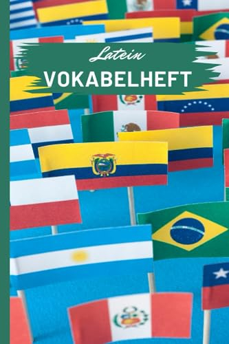 Vokabelheft Latein: Vokabelheft A5 2 Spalten Latein mit 110 Seiten
