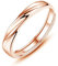 Josfeva Herren Trauringe Paar Ringe, 925 Sterling Silber Rose Gold Offen Verstellbar Partnerringe Verlobungsring Hochzeitsring Band Ring mit Weiß Zirkonia, Geschenk für Ehefrau Mann Freundin Freund