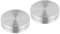 ABOOFAN 2pcs Turntable Base Cake Decorating Stand Metal Tray Glass Turntable Bearing Cupcake Rotating Stand Cake Display Turntable Cake Stand with Dome Small Aluminum To Rotate Bake a Cake