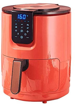 Air Fryer, Big Capacity 3.5L,1400-Watt Electric Hot Air Fryers Oven & Oilless Cooker for Roasting, LED Digital Touchscreen (Color : Rosso) Commemoration Day