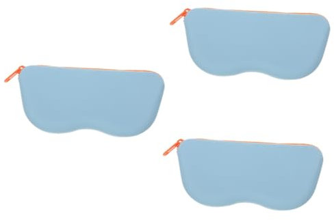 VALICLUD 3St Brillentasche Brillenetui schutzhüllen brillenbox zip aufbewahrungstüten kofffer Etui für Brillen Etui für Sonnenbrillen Lagerung wasserdichte Tasche Koffer Fräulein Kieselgel