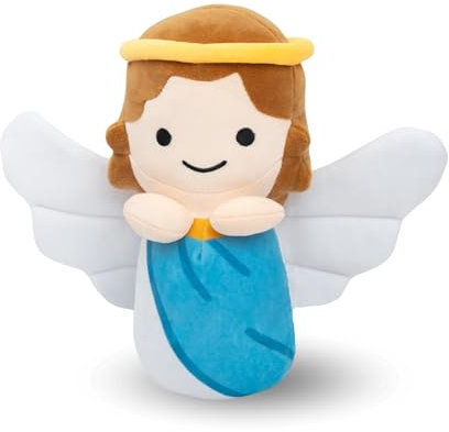 Yo Te Guardo Peluche Bebe (25 cm) Recién Nacidos Angel SOLIDARIO para Niños Hospitalizados - Regalo para Recién Nacido - Ángel Protector Dormir