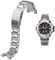 Passend for Casio G-Shock Edelstahl-Armband GST-210 GST-W300 GST-400G GST-B100 S100D/S110D/W110 Metallarmband-Uhrenarmband(Silver)