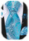 Barry.Wang Herren-Krawatten-Set mit Blumenmuster, Seide, Paisleymuster, Krawatte, Anstecknadel, Einstecktuch, Manschettenknöpfe, Set für Hochzeit, Party, Business, türkis / blau, Einheitsgröße