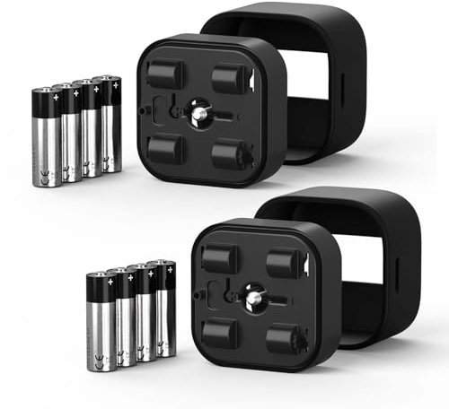 pengguo 2 Pack Battery Extension Pack Compatible with Blink Outdoor 4 Smart Security Camera(Included 8 Pack Batteries + Waterproof Silicone Cover), Battery Compatible with Original