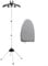 Bulevisiter Portable For Steam Rack For For Clothes, Collapsible Design, 360 Degree Rotation Steamer stand for clothes,Steamer rack for clothes，steam iron stand(black)