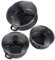 FUNNETOYU 1 Set Mini Soup Pot Three-piece Set Spatula Instant Saucepans for Induction Hobs Small Cooking Pot Removable Liner Handle Baking Dishes Ramekin Accessories Strainer Non Enamel Blue