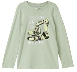 s.Oliver Jungen Langarm-Shirt mit Frontprint T-Shirt Langarm (1er Pack)