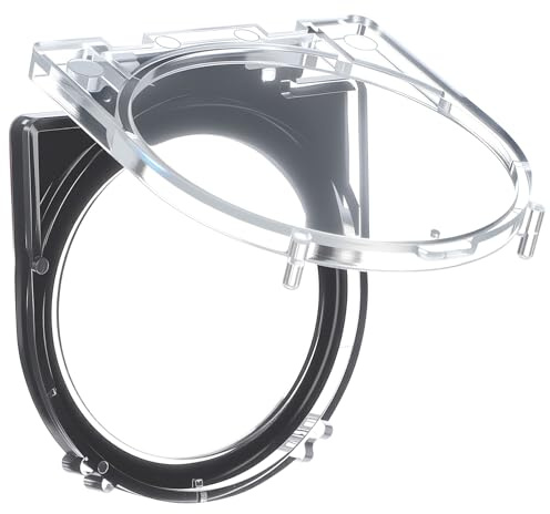 COMPUKAS Cache Bouton en Plastique pour Bouton-poussoir D'ordinateur et Machine à Laver, Protection Résistante à L'usure pour Éviter les Pressions Accidentelles