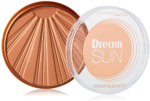 Maybelline New York Terra Sun Bronzing Puder Golden 02 / Bräunungspuder in einem Goldton, für eine natürlich wirkende Bräune im Gesicht, 1 x 16 g