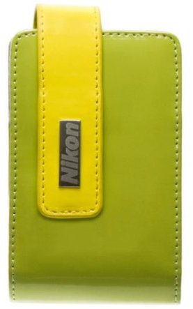Nikon CS-S34 - Funda para Nikon Coolpix S3100/S4100/S2500, Color Verde, Azul, Amarillo