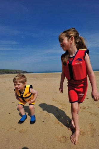 Kinder-Schwimmweste aus Neopren, Rot/Gelb Red/Yellow, Konfidence Jacket Größe: 12-16 kg (2-3 Jahre), Brustumfang 56 cm