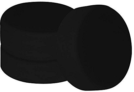 Carpoint Satz Polierschwämme 150mm Schwarz/Extra Weich - 3-teilig