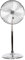Igenix DF1660 16” Retro Chrome Pedestal Fan – 3 Speed Settings, Quiet, Oscillating, Cooling, Adjustable Height – Ideal for Home & Office – All-Metal Design
