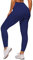 Memoryee Women's Honeycomb Waffle Leggings Ruched Butt Lift High Waisted Chic Sport Tummy Control Plus Size Workout Gym Yoga Stretchy Pants/Navy/L