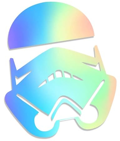 Decus Shop Star Wars Stormtrooper XL 0150 (Oil Slick Hologramm) // Sticker OEM JDM Style Aufkleber