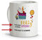 LolaPix Taza con nombre. Tazas personalizadas. Tazas desayuno originales. Varios diseños. Cerámica. 300ml. CUMPLEAÑOS FELIZ