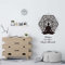 PLIGREAT Adesivi da parete per meditazione yoga, adesivi da parete in vinile fai da te, per yoga studio camera da letto soggiorno, decorazione artistica da parete Buddha meditazione loto