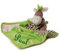Wuff-Dogsworld Baby Kuscheltuch VIELE Modelle mit Namen Bestickt Geschenk Taufe Geburt Schmusetuch Schnuffeltuch Trösterchen Junge Mädchen (Esel)